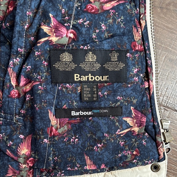 Barbour Cream Quilted Women's Vest - Picture 6 of 9